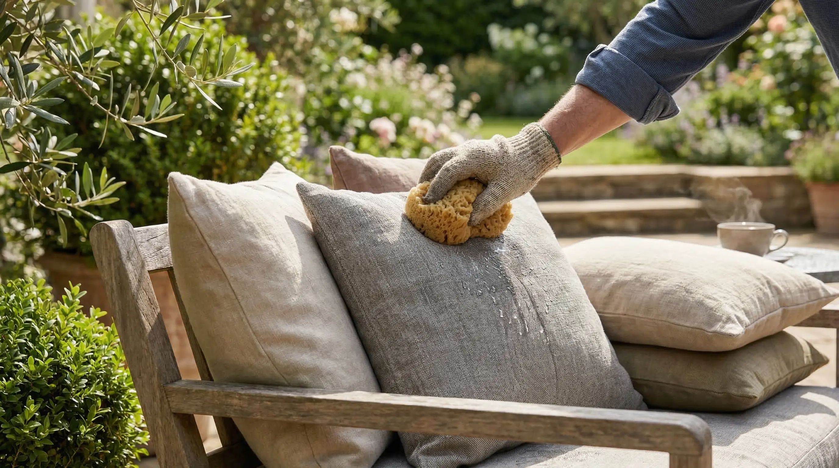 Gartenkissen waschen: wie geht man dabei sicher und clever vor?
