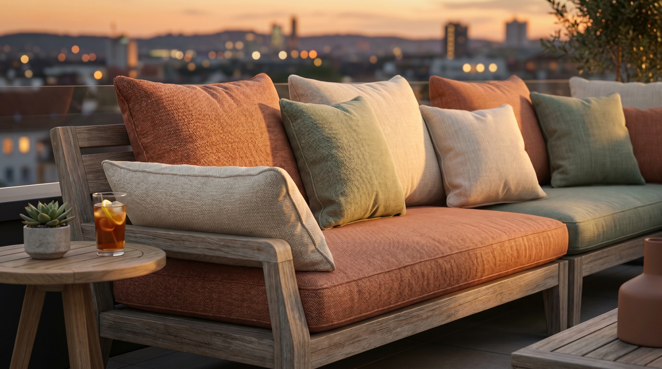 So wählst du die perfekten Kissen für deine Dachterrasse, deinen Balkon oder deine Veranda